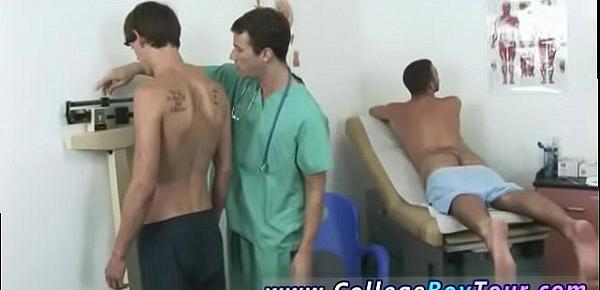  Physical check gay movie star Today a gang of boys stop by the clinic